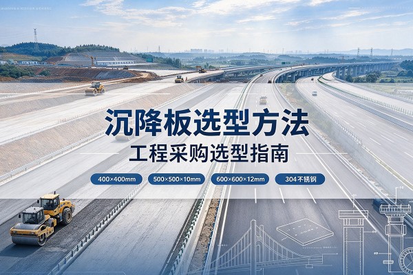 松潘沉降板选择方法