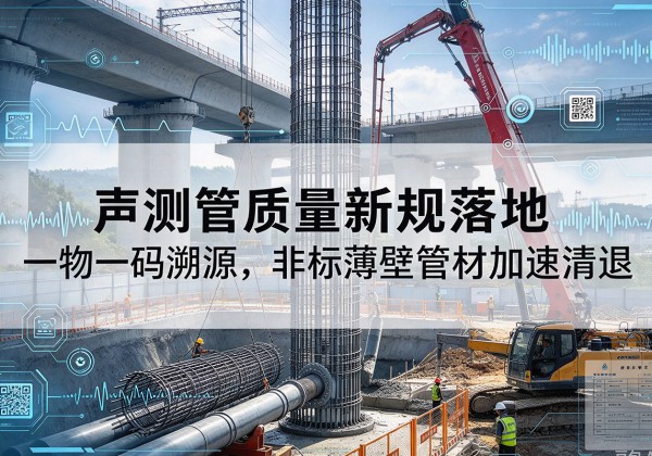 松潘声测管质量新规落地，一物一码溯源，非标薄壁管材加速清退